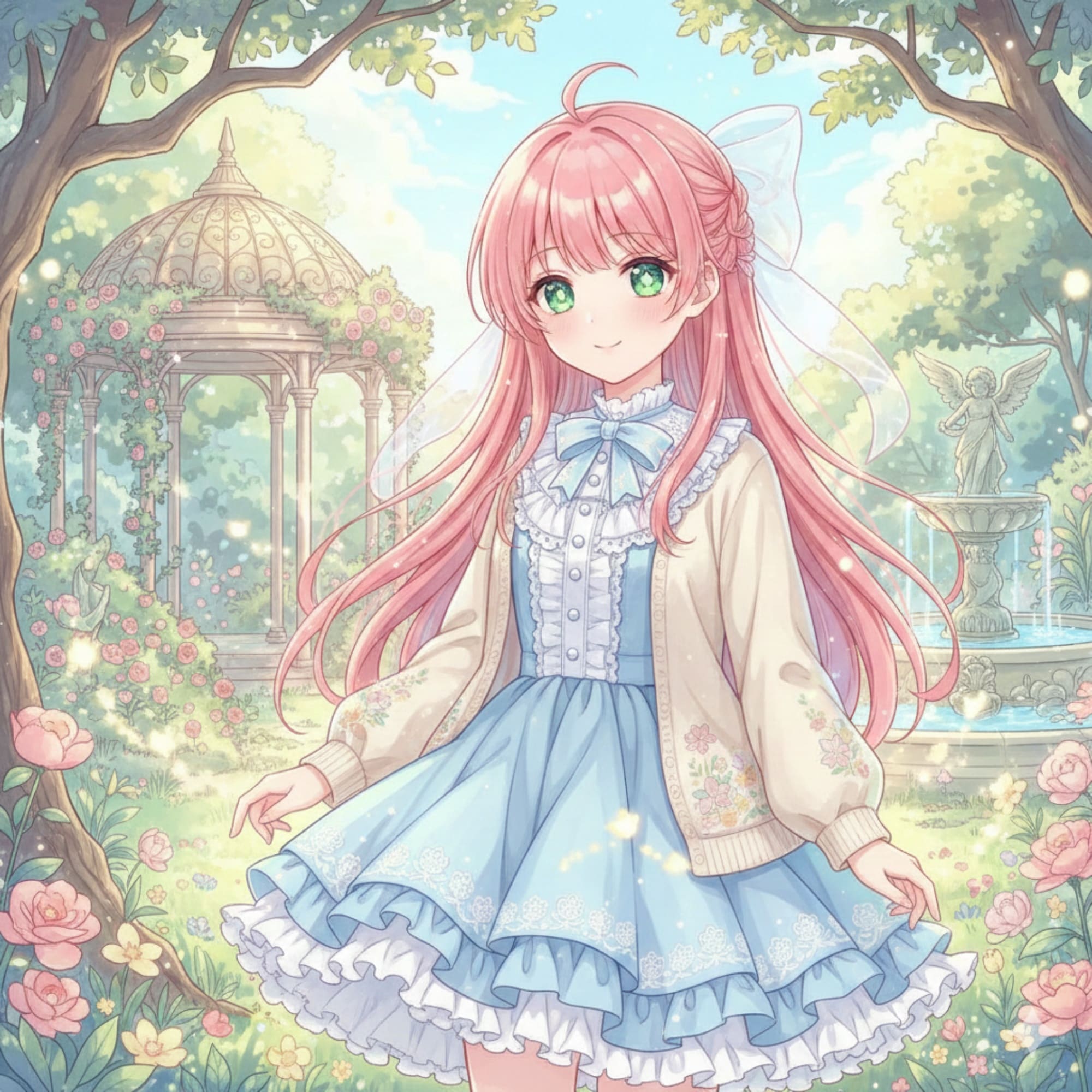 秘密の庭園のワルツ | の人気AIイラスト・グラビア