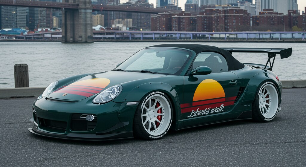 リバティーウォークポルシェオープンカー
