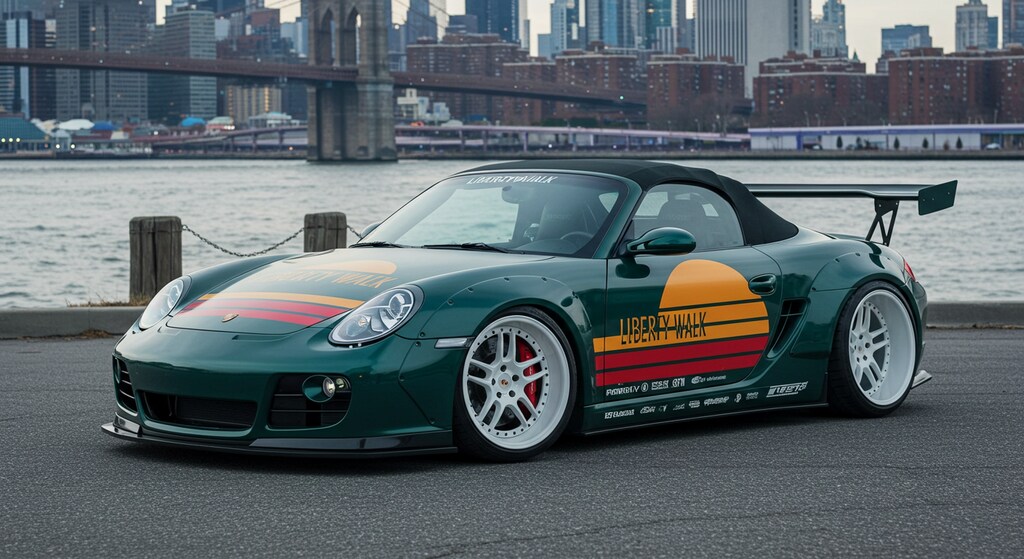 リバティーウォークポルシェオープンカー