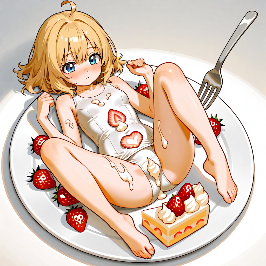 lilyでショートケーキ風女の子260609