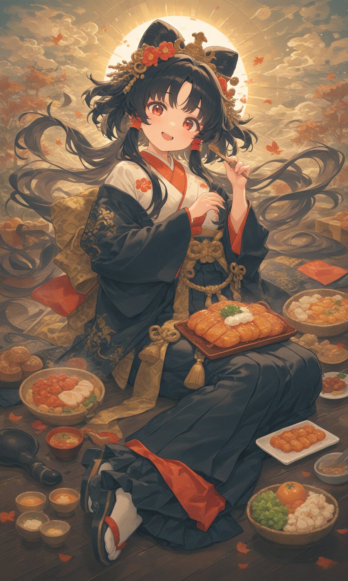 食べ物の神様 | の人気AIイラスト・グラビア