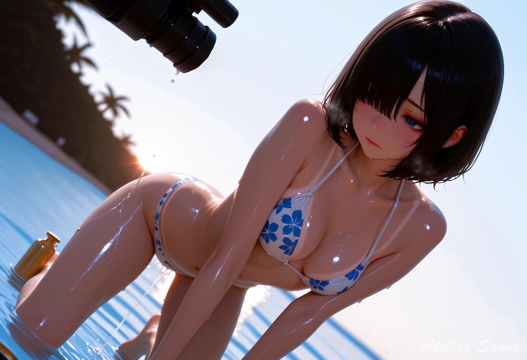 夏肌―。（高画質356枚）