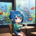 水族館の淑女 3枚目