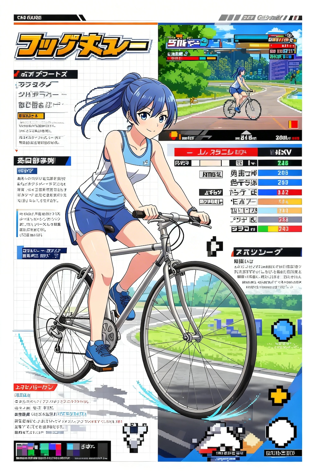 青ぽにちゃん トラップレース