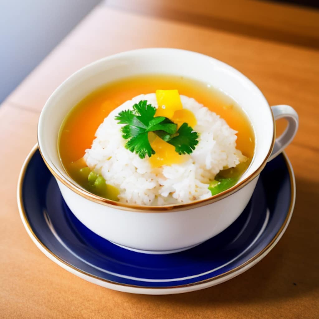 洋風のお茶漬け