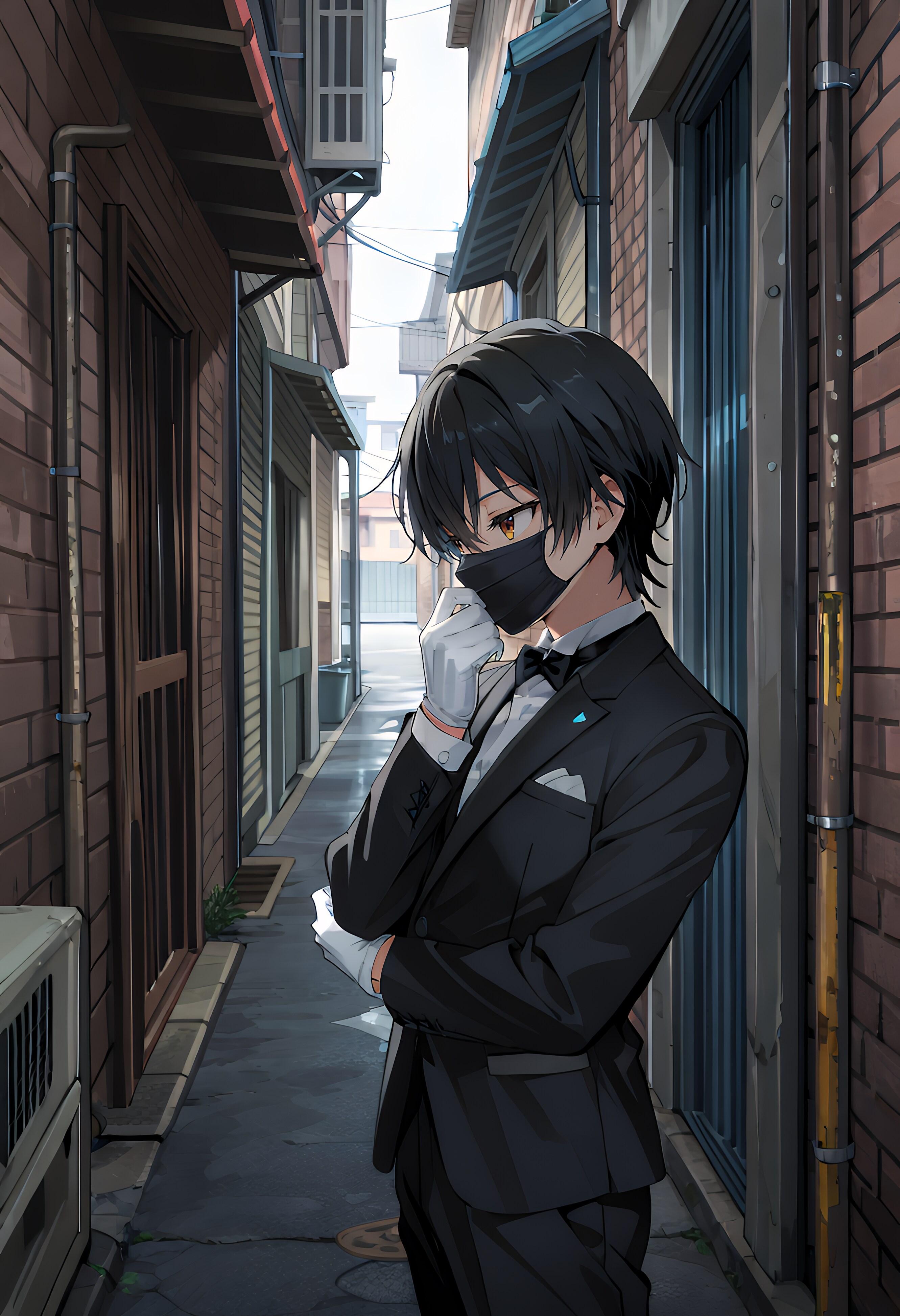 路地裏タキシード