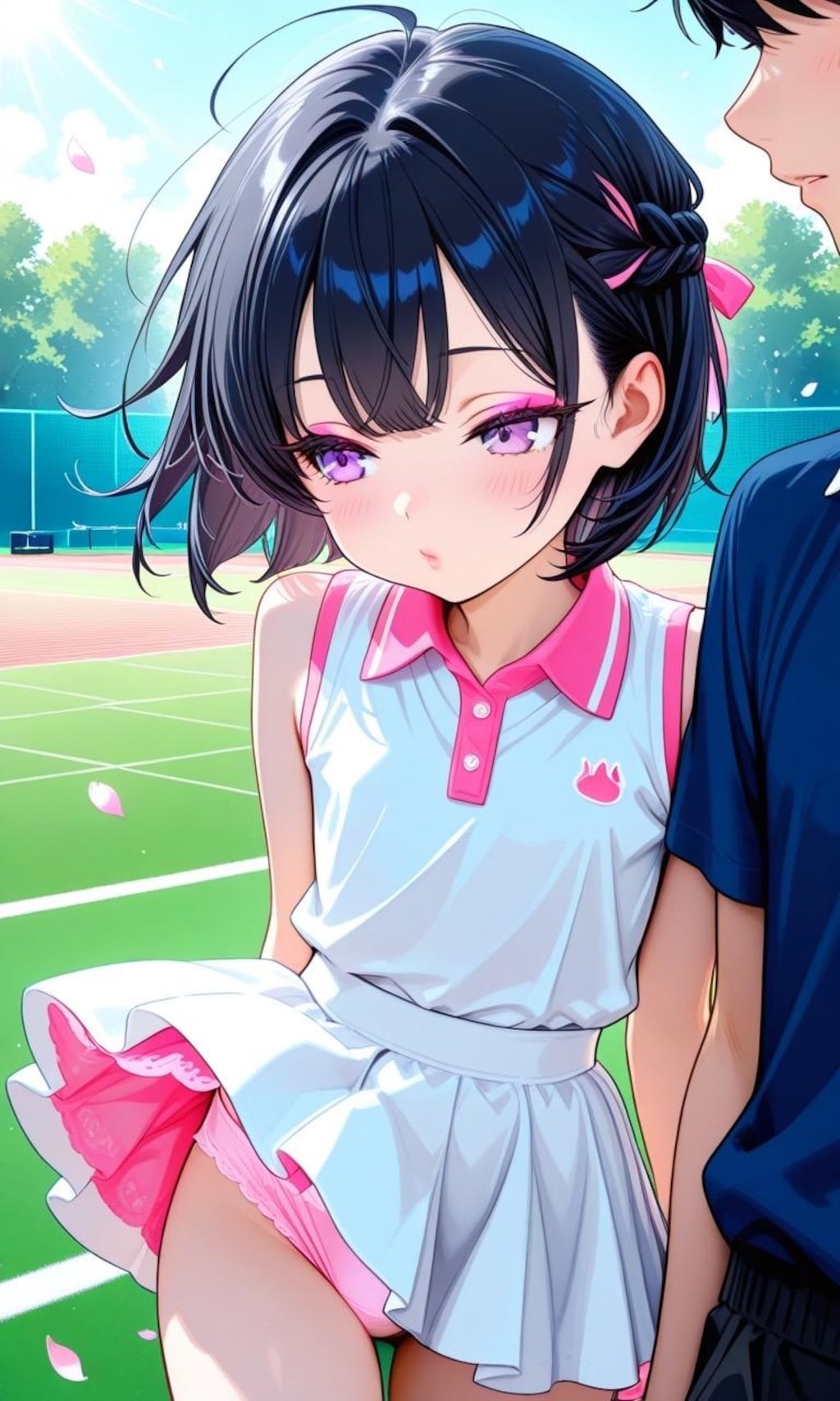 女装男子〜テニスパンチラ編〜