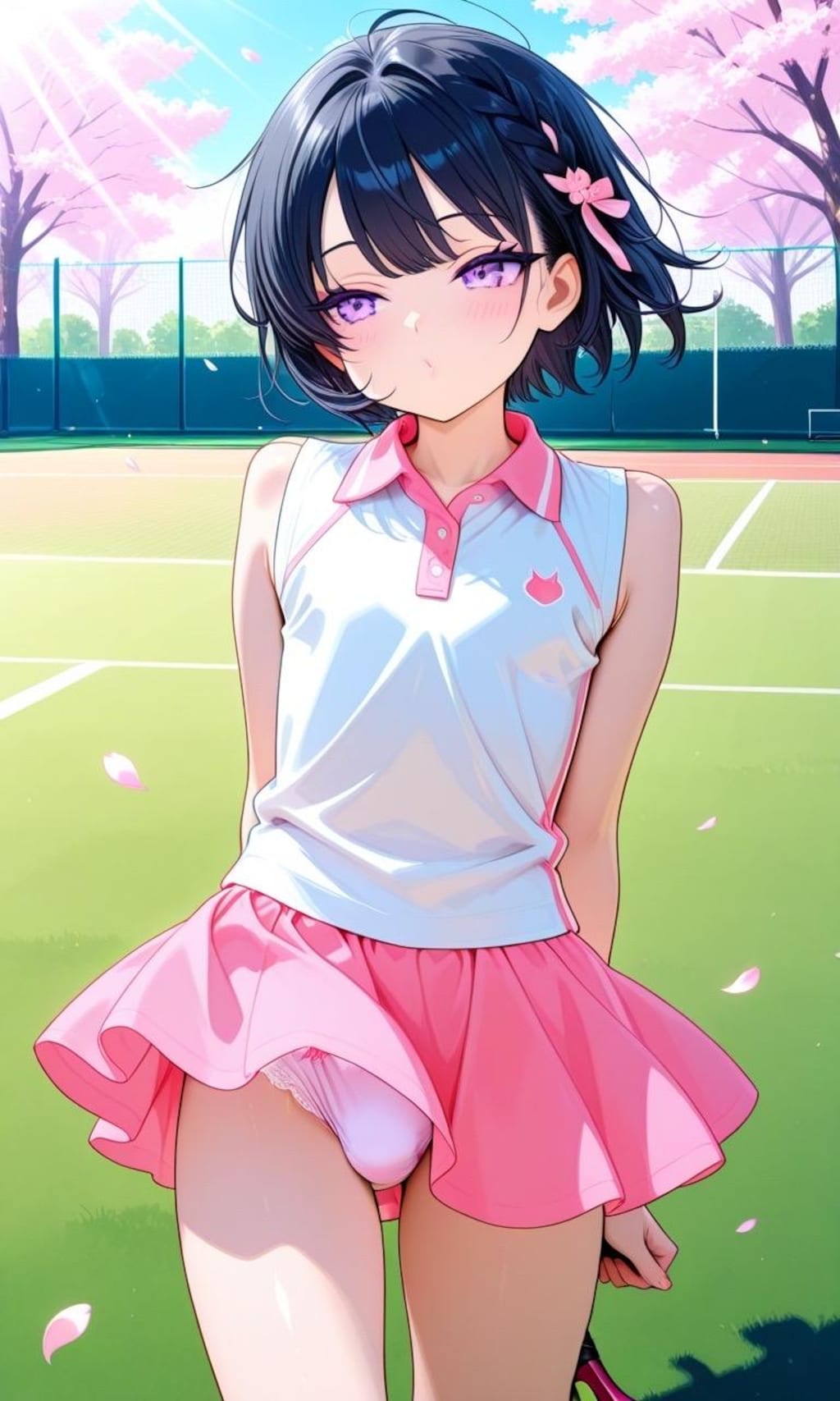 女装男子〜テニスパンチラ編〜