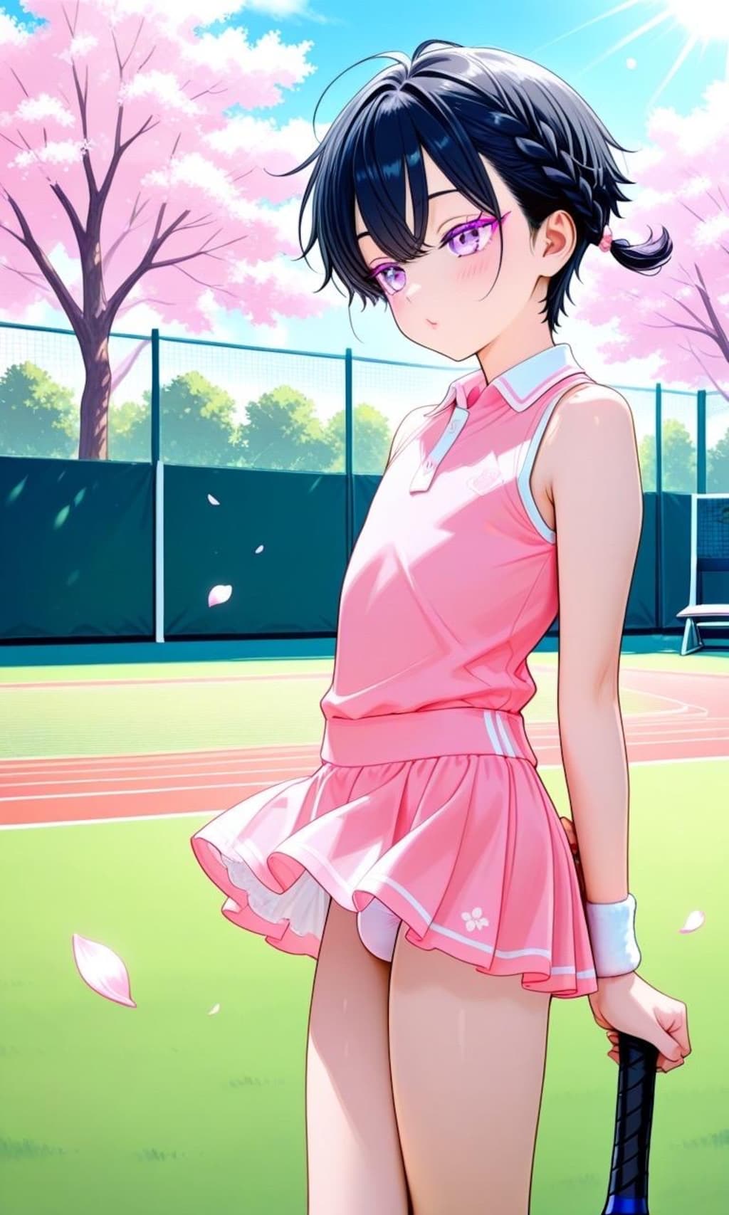 女装男子〜テニスパンチラ編〜