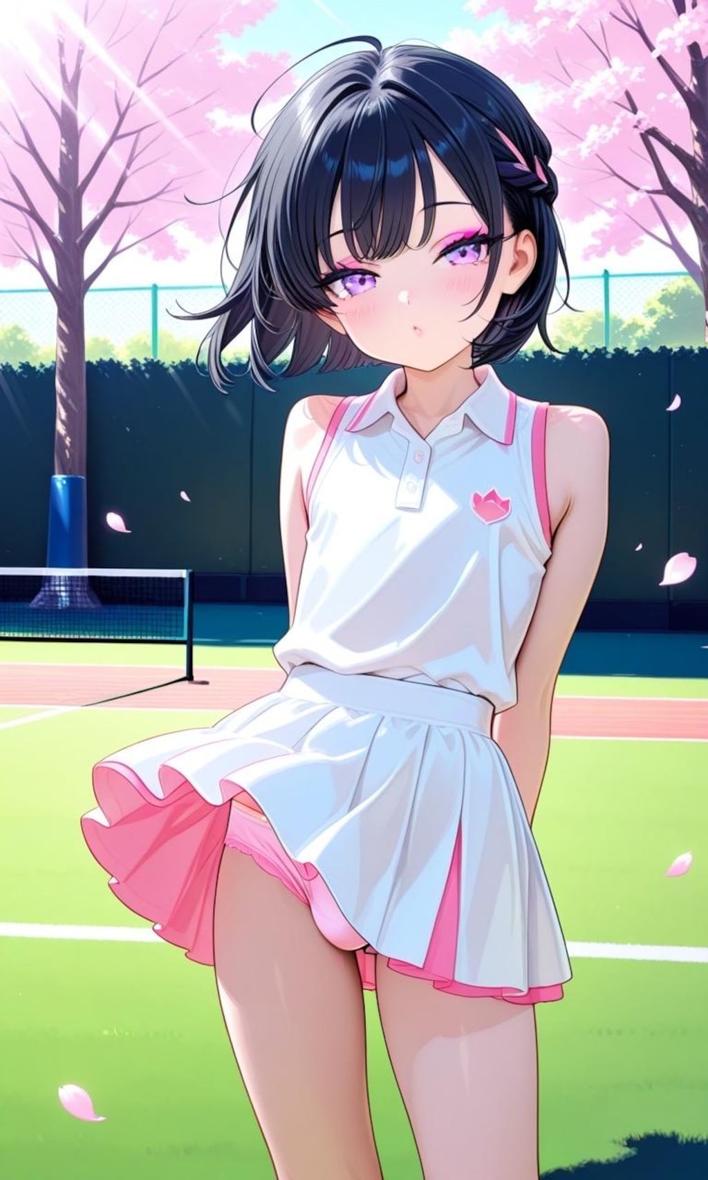 女装男子〜テニスパンチラ編〜