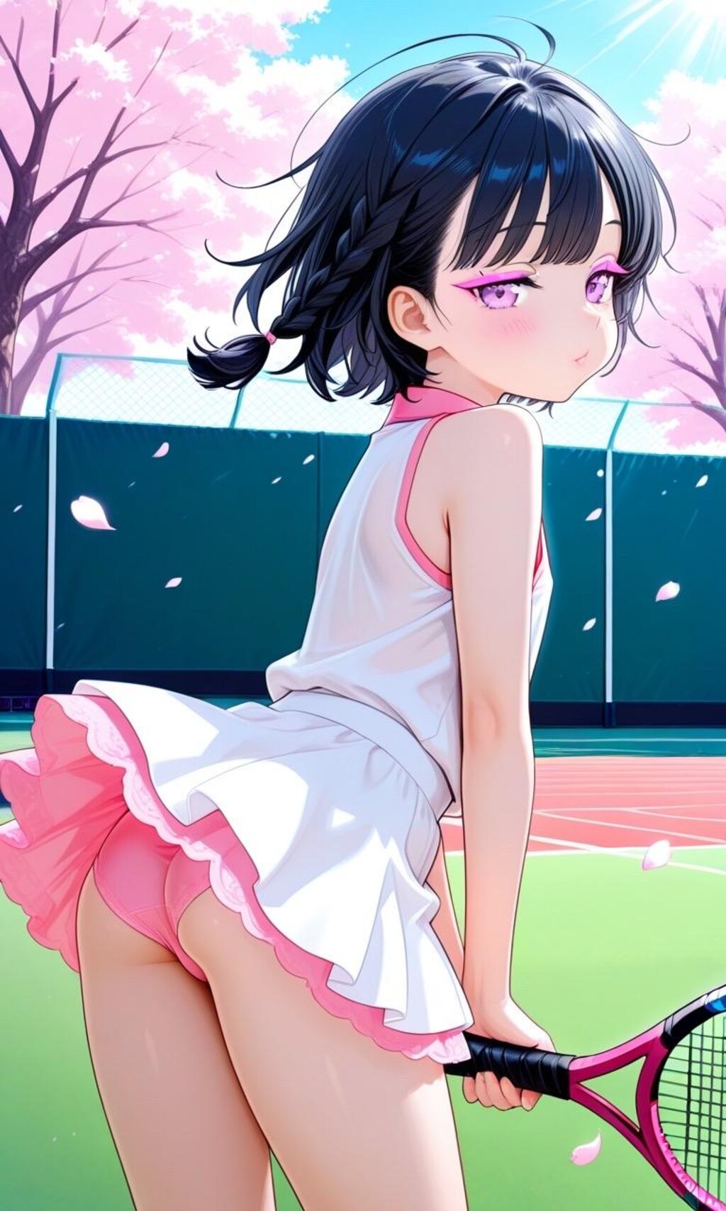 女装男子〜テニスパンチラ編〜