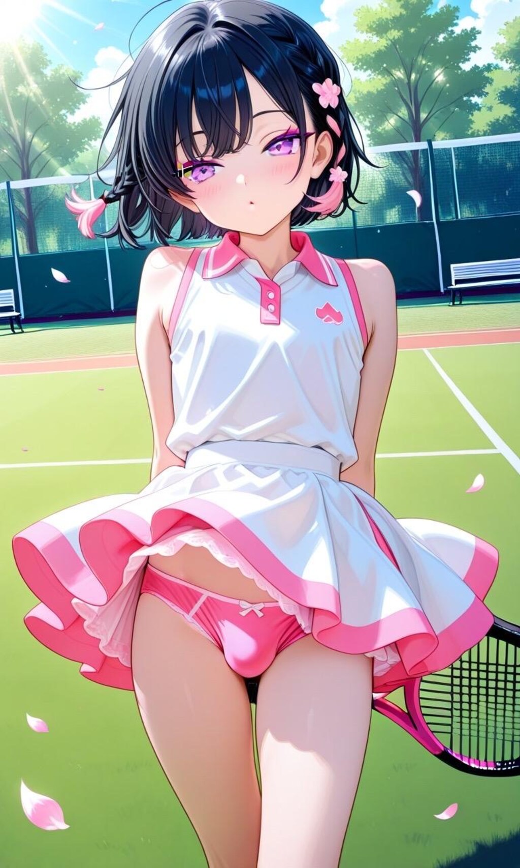 女装男子〜テニスパンチラ編〜