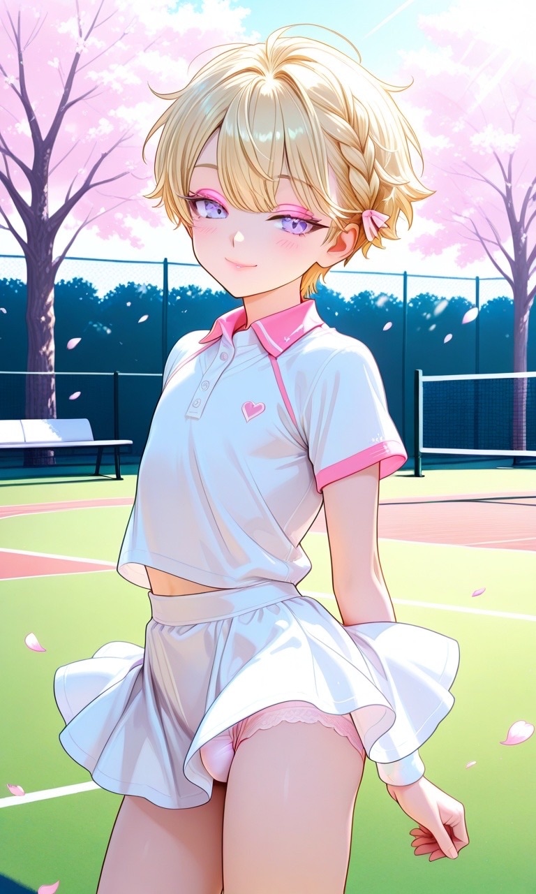 女装男子〜テニスパンチラ編〜
