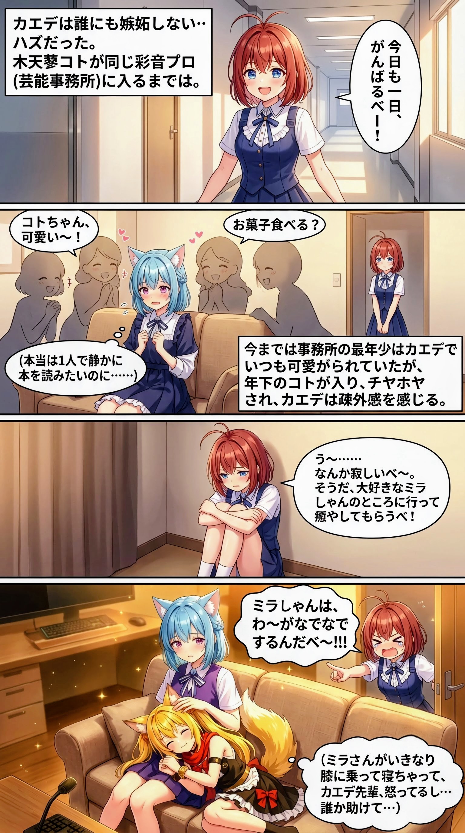 マイペースだよカエデちゃん〜嫉妬するカエデ編 | の人気AIイラスト・グラビア