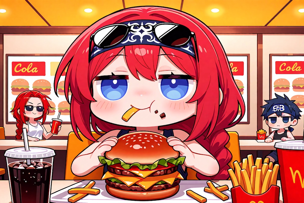 ハンバーガーイーター！
