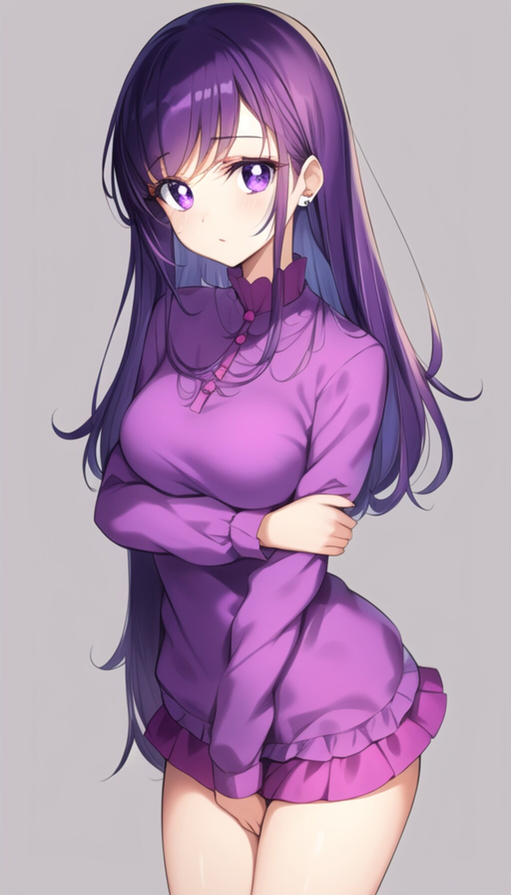 紫髪の女の子