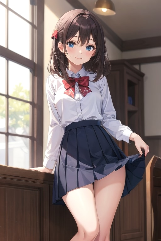 女学生 | の人気AIイラスト・グラビア