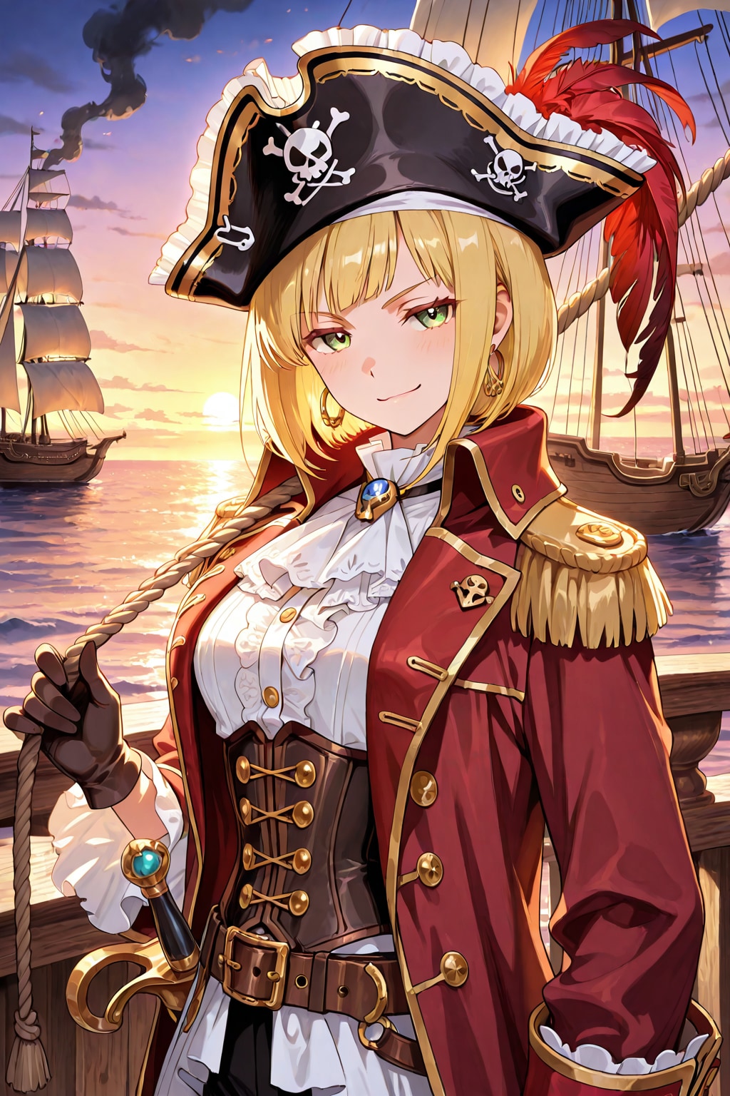 紅の船長