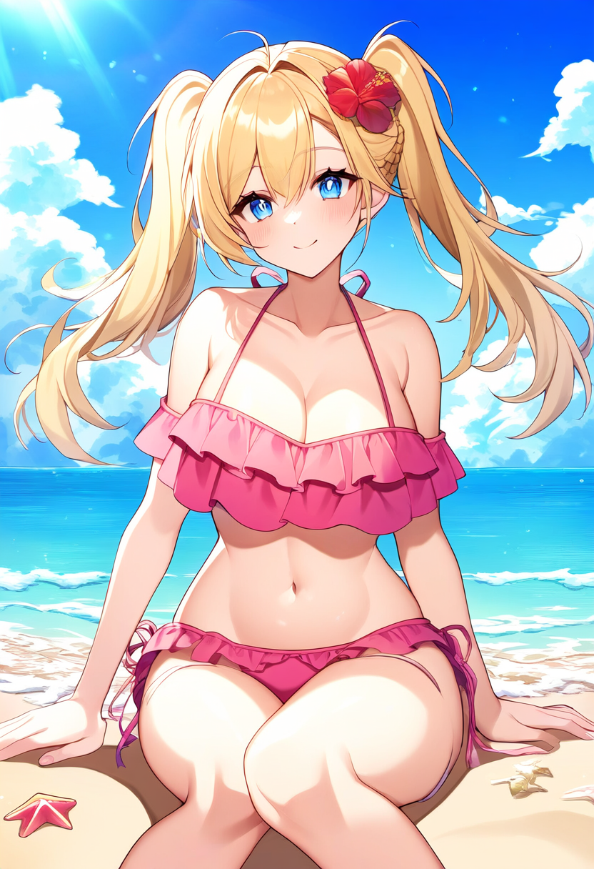 Sandy beach