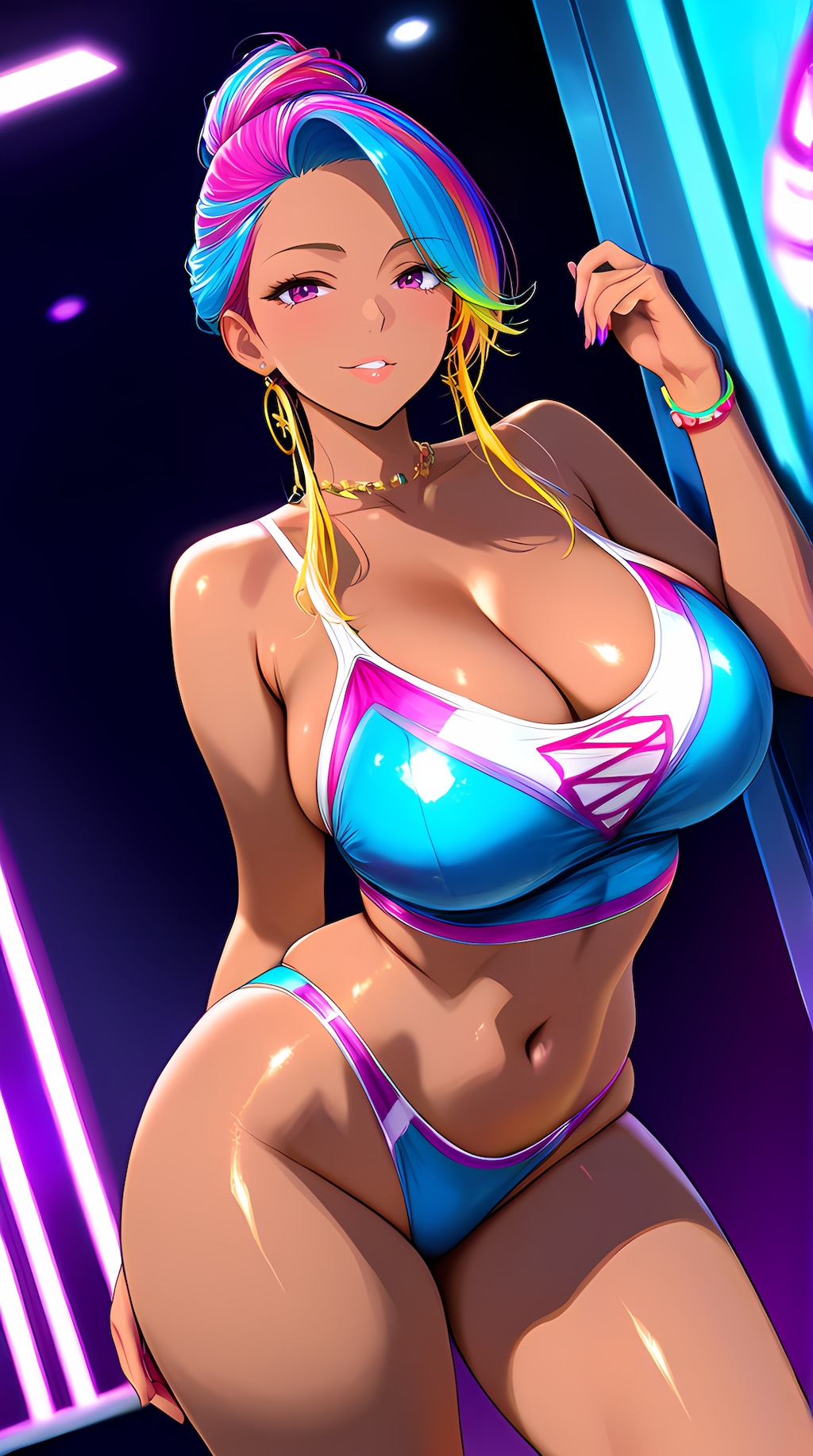 読モっぽい感じの褐色ギャル２