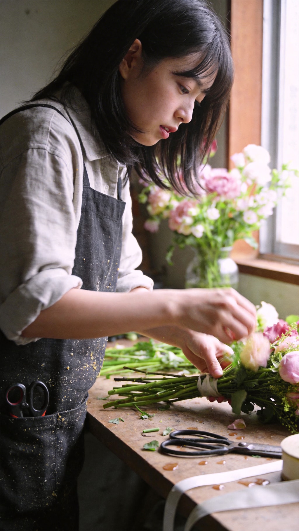 Arranging Time in Petals and Stems