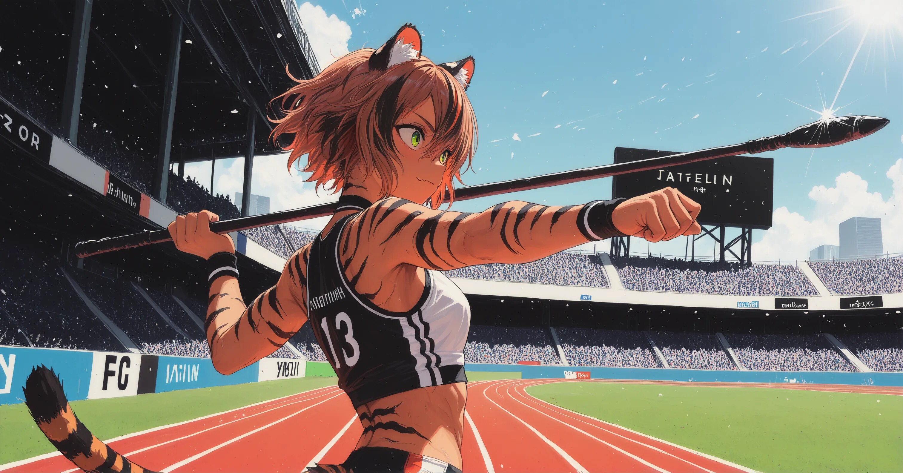 throwing javelin | の人気AIイラスト・グラビア