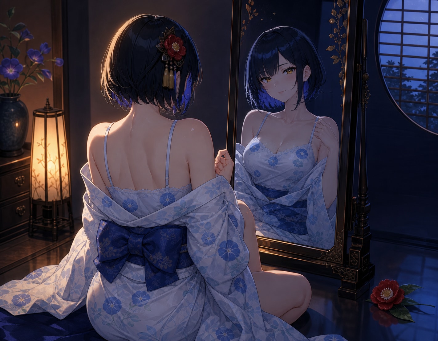 月夜の身支度