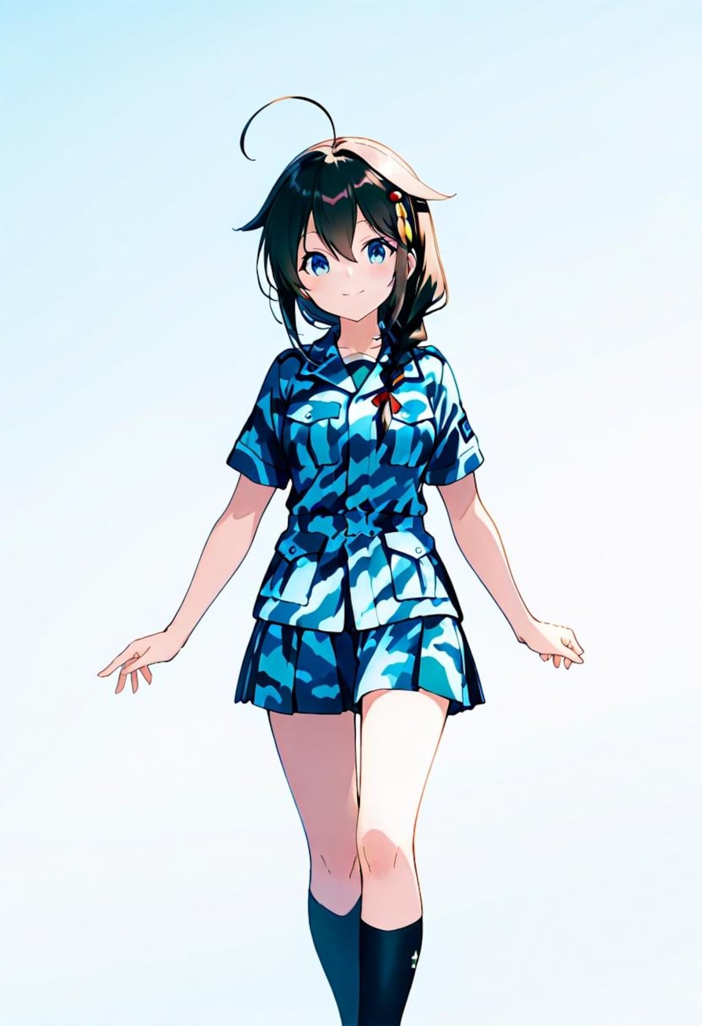 海自の子（艦これ時雨）