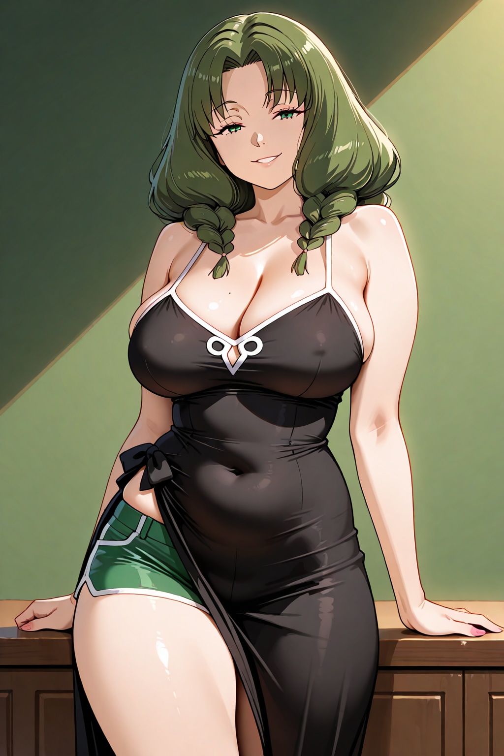 「翠の微笑み 静かな色香」