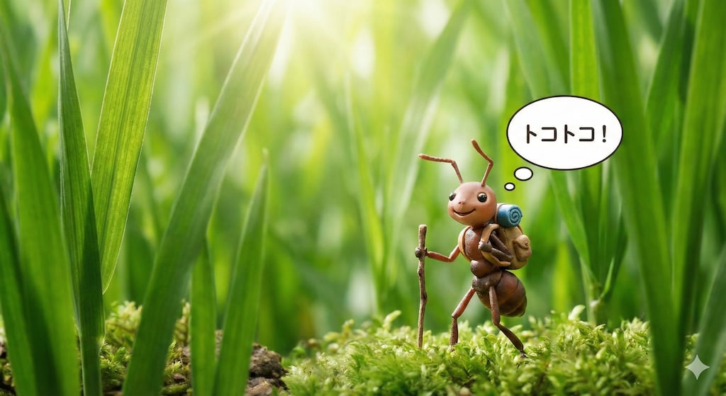 虫さんトコトコで草