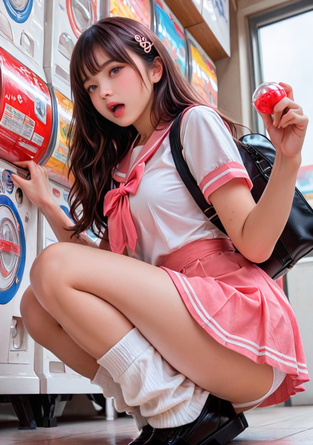 ガチャポン　さくらちゃん＆パインちゃん