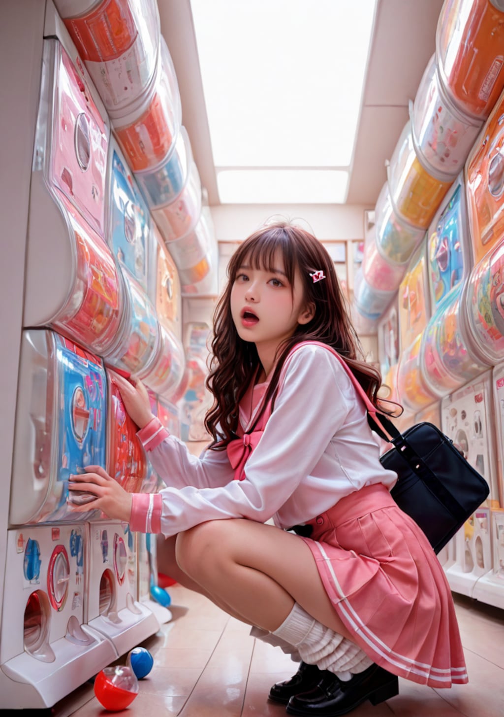 ガチャポン　さくらちゃん＆パインちゃん
