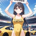 レースクイーン（黄色レオタード） 6枚目