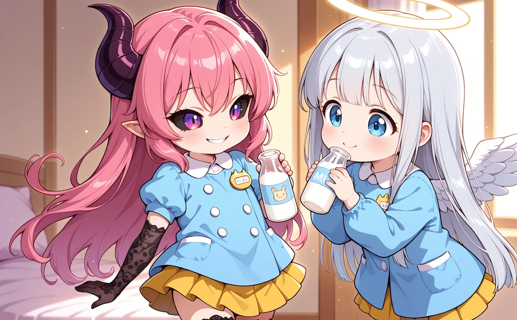 天使と悪魔な園児達