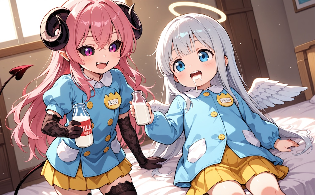 天使と悪魔な園児達
