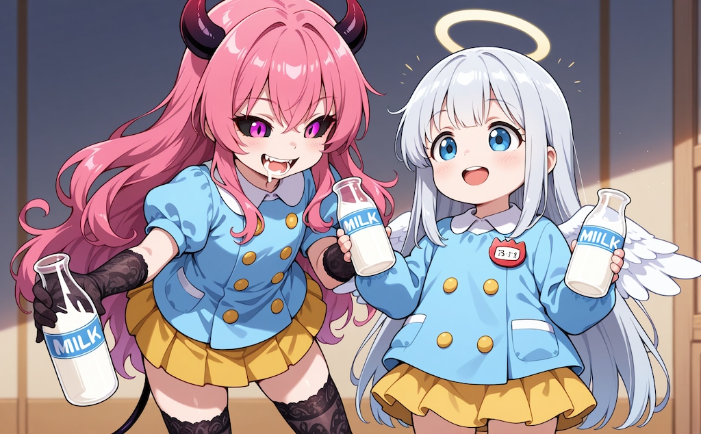 天使と悪魔な園児達