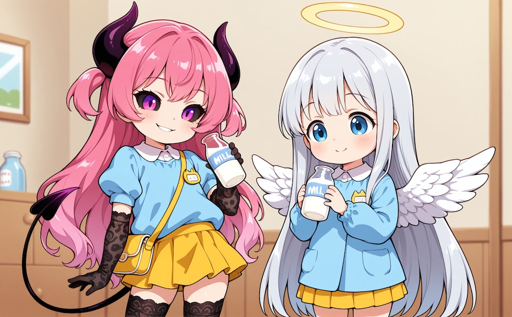 天使と悪魔な園児達