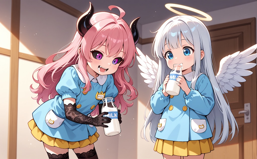 天使と悪魔な園児達