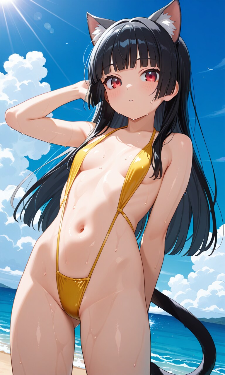 スリングショット猫娘