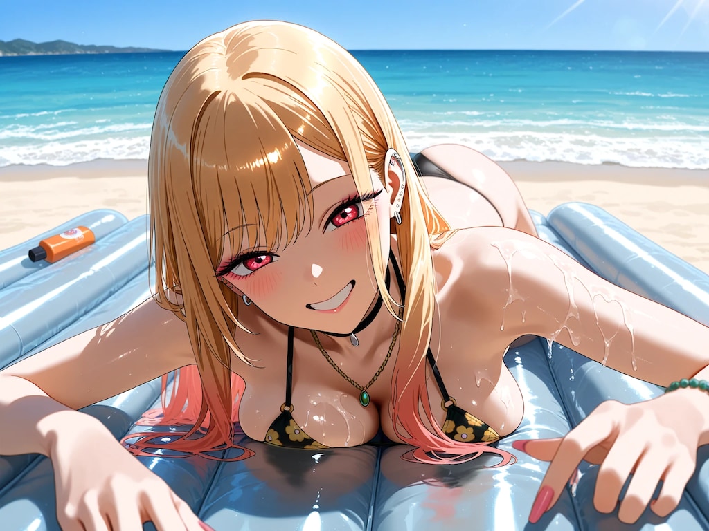 ビーチマット海夢ちゃん