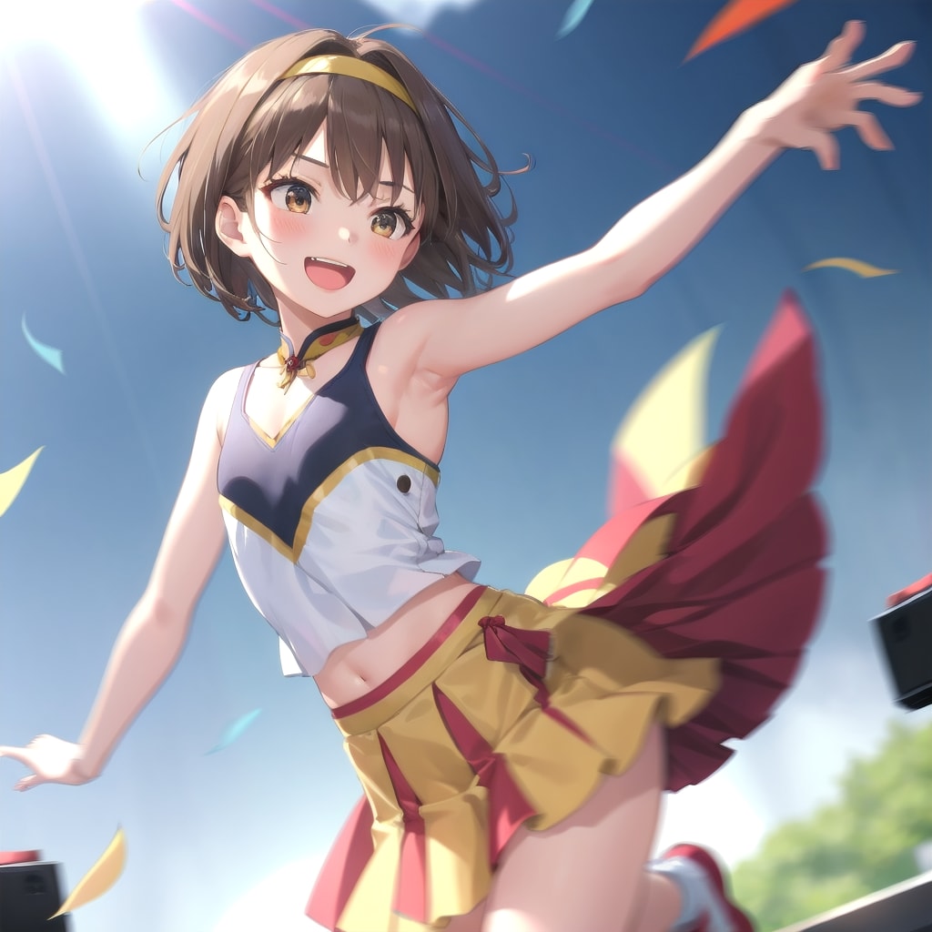 ラストのジャンプでフィニッシュ！