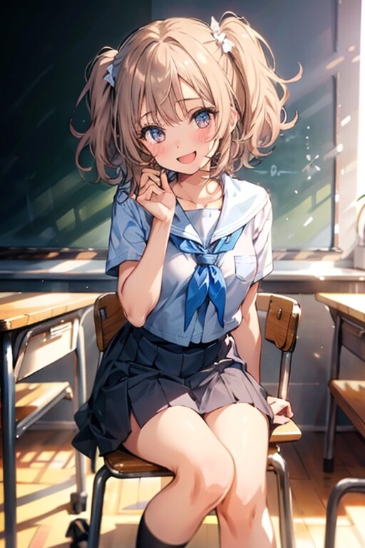 教室で | の人気AIイラスト・グラビア