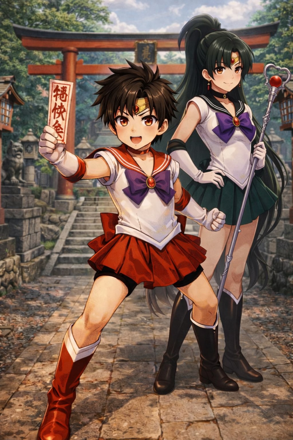 プルートと麗馬 | の人気AIイラスト・グラビア