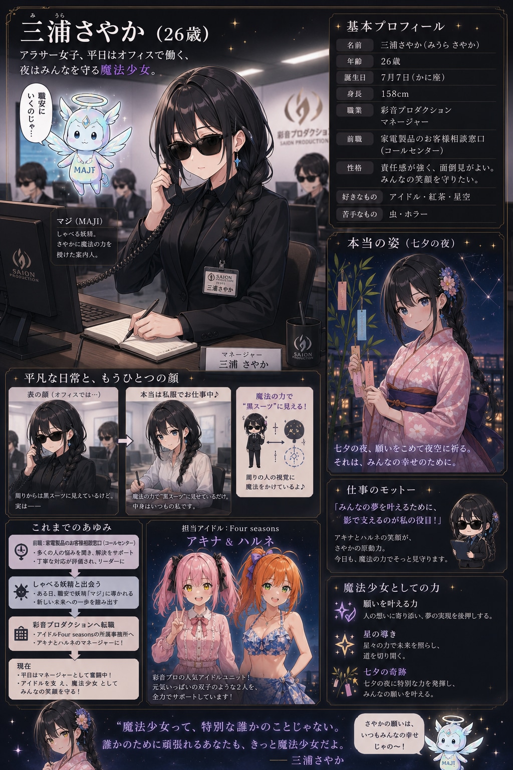 働くハ○ター図鑑〜アキナ&ハルネマネージャー編