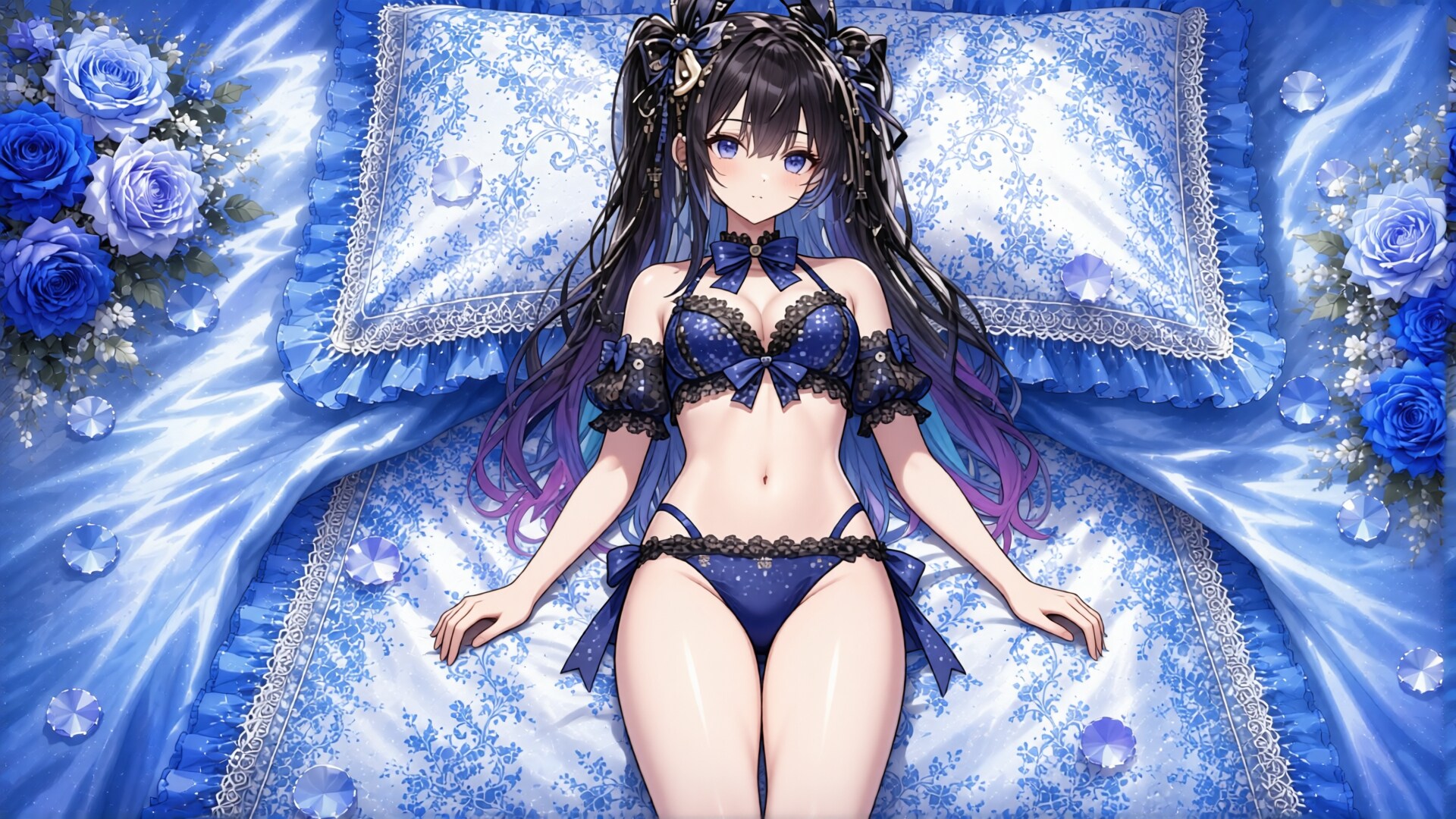 黒髪少女と水着　その4-1