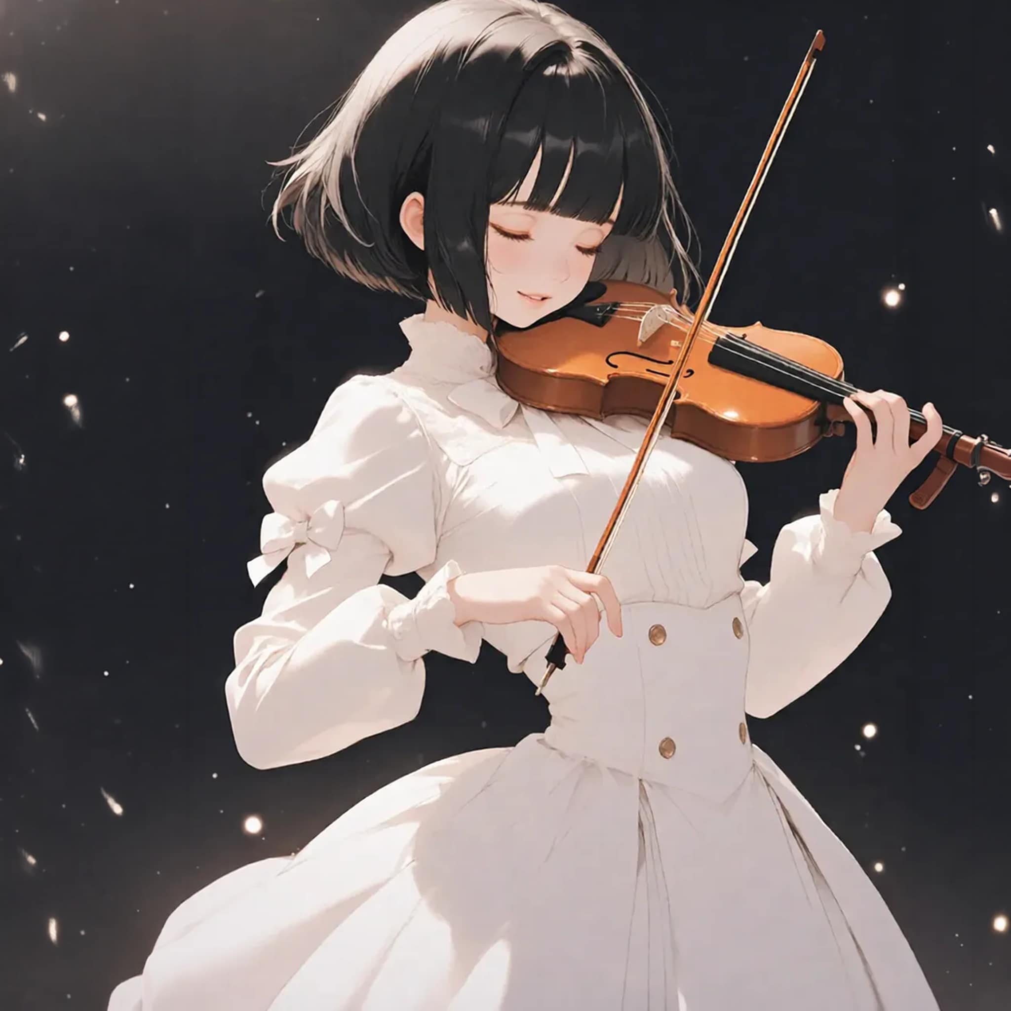 麗華のバイオリン「子供のころ以来ですね🎶」