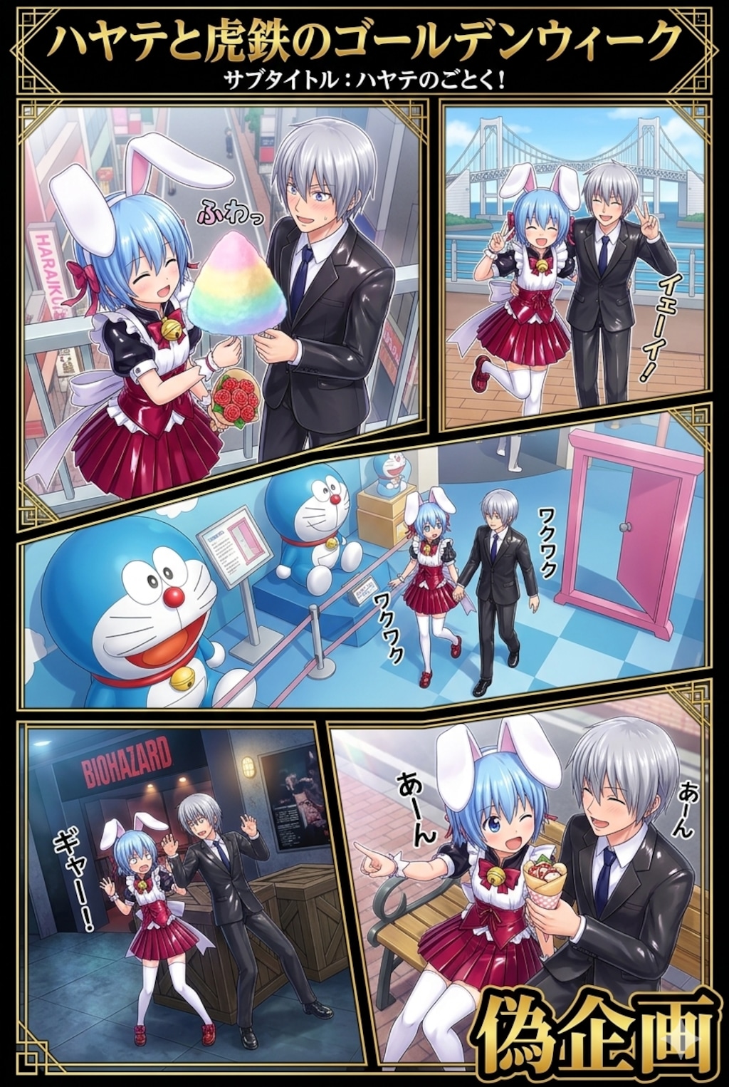 ハヤテと虎鉄のゴールデンウィーク