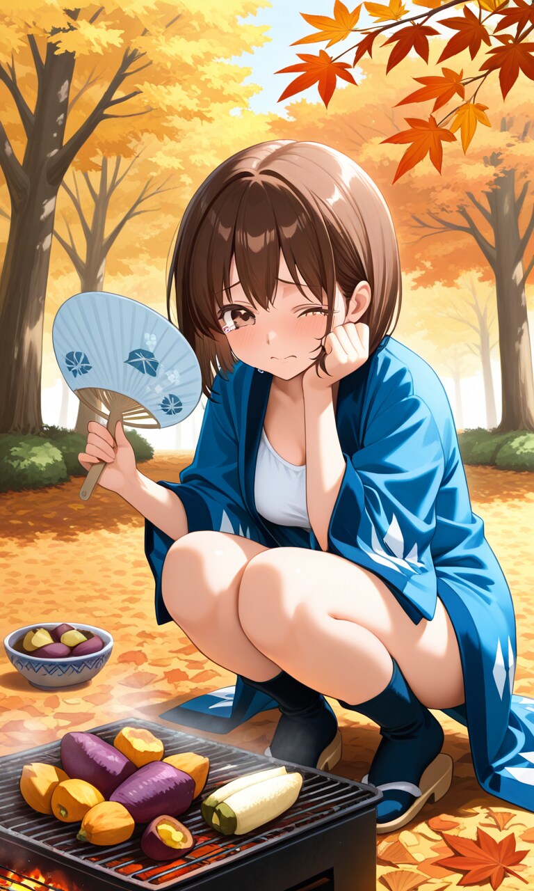 秋の味覚を楽しむ | の人気AIイラスト・グラビア