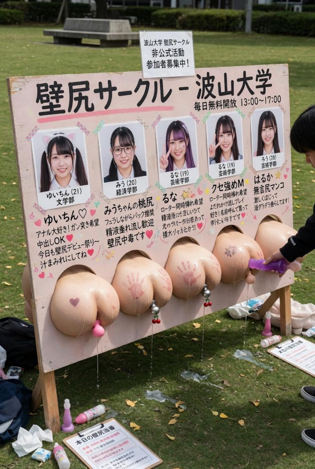 波山大学壁尻サークル２