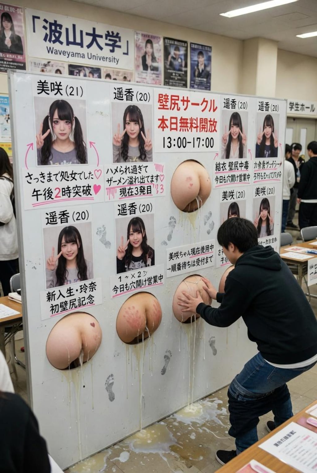 波山大学壁尻サークル２
